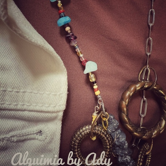 Alquimia Turquoise and Bronze Necklace - Picture 4 of 4
